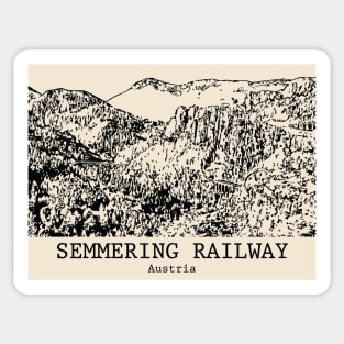 Semmering Railway  - Austria Sticker